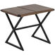 Elon 18 inch Vintage Cognac Leather Stool