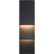 Nanton 2 Light 19 inch Black Outdoor Wall Sconce