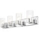 Zurich 4 Light 36 inch Polished Chrome Vanity Sconce Wall Light