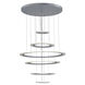 Saturn II LED LED 30 inch Matte Silver Multi-Light Pendant Ceiling Light