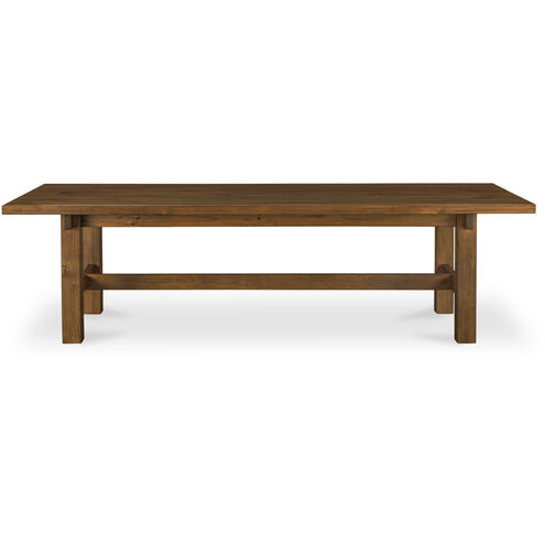 Mikoshi 109 X 42 inch Brown Dining Table, Large
