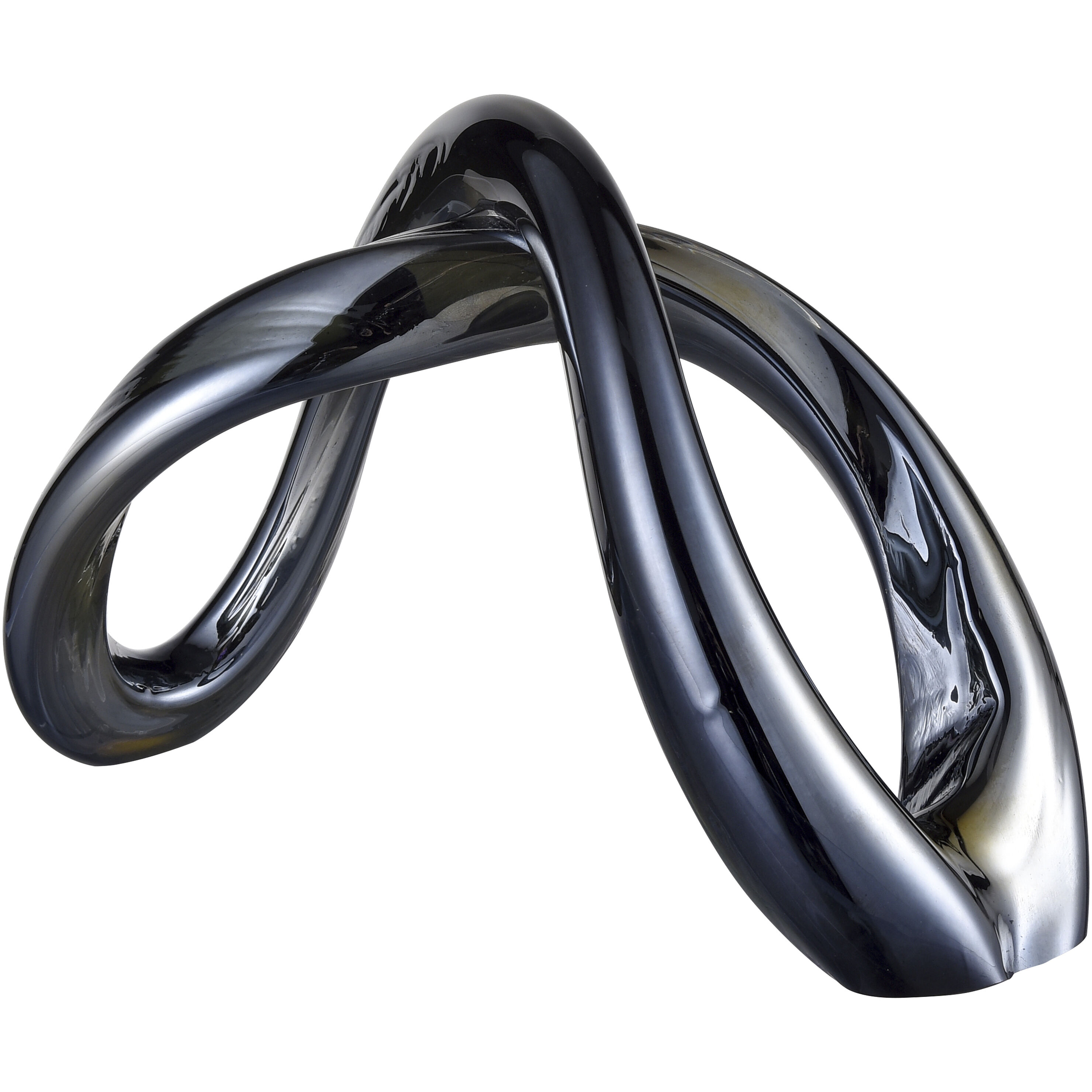 Twisted Pearlescent Decorative Object