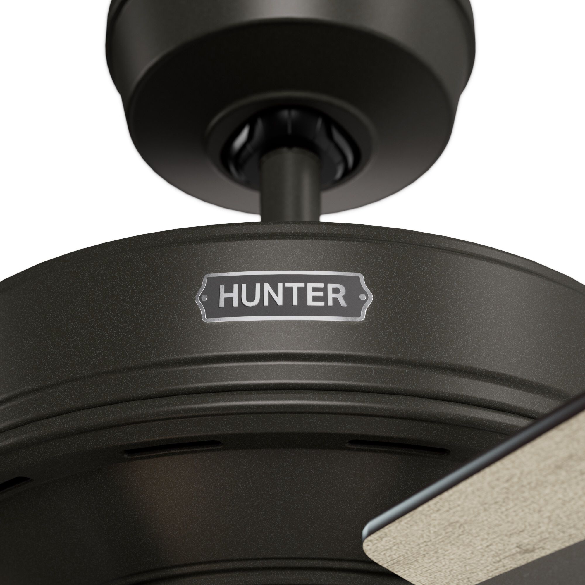 Crestfield 52 inch Noble Bronze with Bleached Grey Pine/Greyed Walnut Blades Ceiling Fan