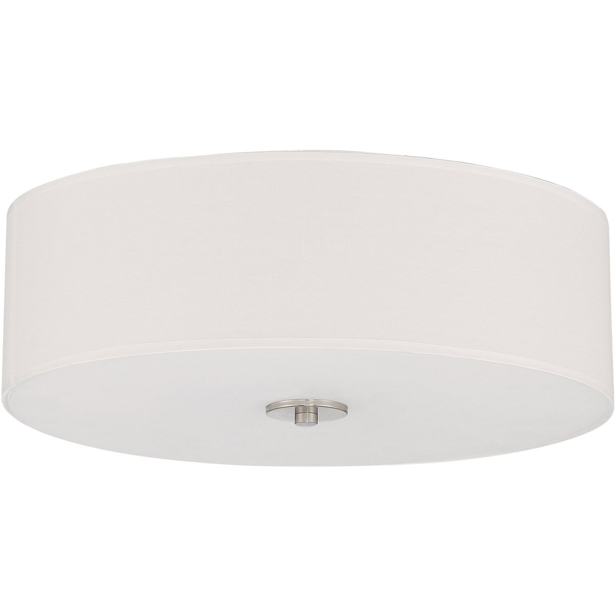 Mid Town LED 18 inch Brushed Steel Flush Mount Ceiling Light