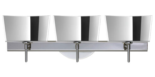 Groove LED 23 inch Chrome Vanity Lighting Wall Light