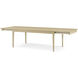 Balboa 117.5 X 42 inch Coastal Grey Dining Table, Wooden