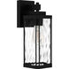 Balchier 1 Light 14 inch Matte Black Outdoor Wall Lantern