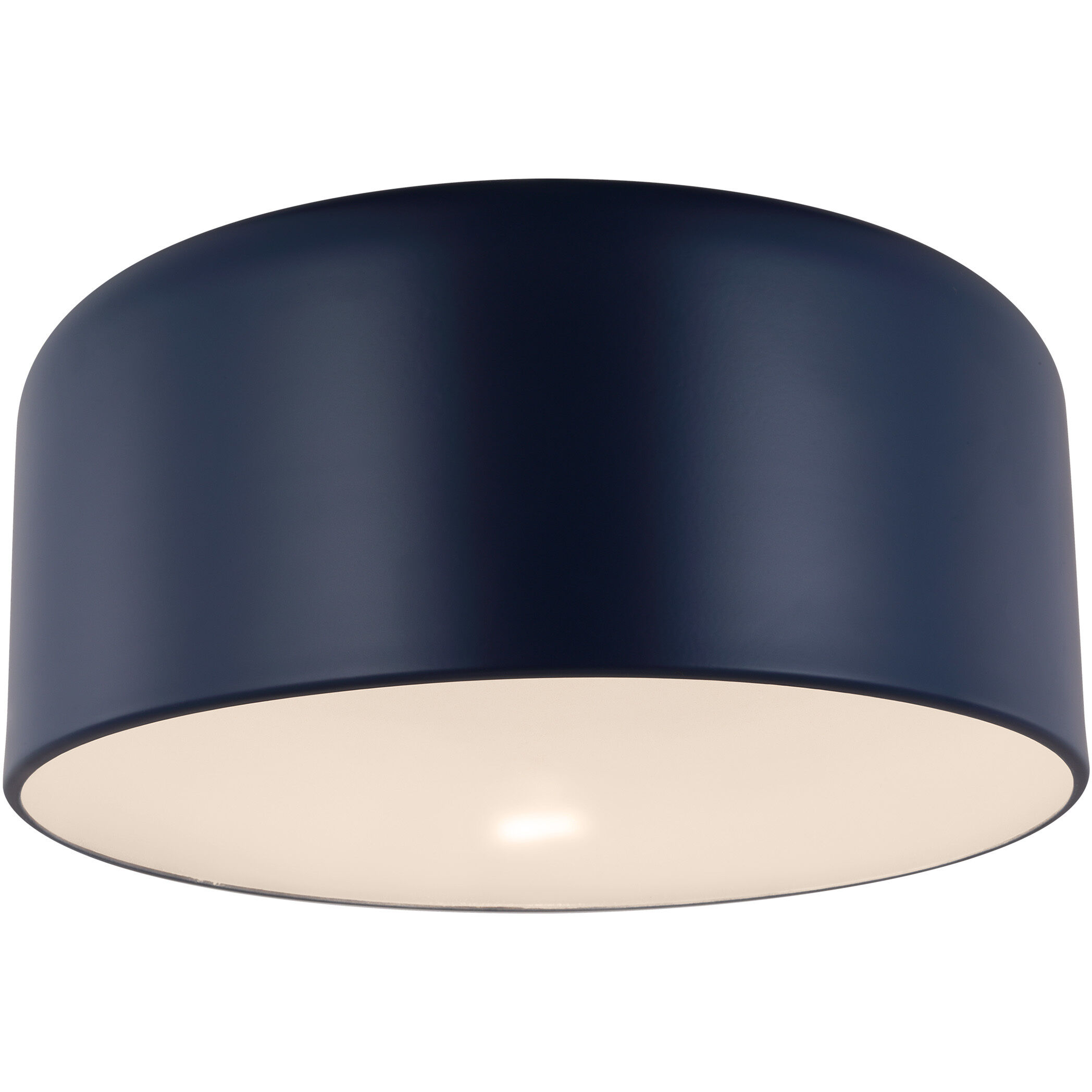 Malone 1 Light 15.75 inch Navy Ceiling Flush Mount Ceiling Light