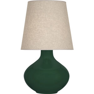 June 30.75 inch 150.00 watt Jungle Glaze Table Lamp Portable Light in Buff Linen
