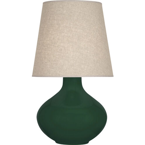 June 30.75 inch 150.00 watt Jungle Glaze Table Lamp Portable Light in Buff Linen