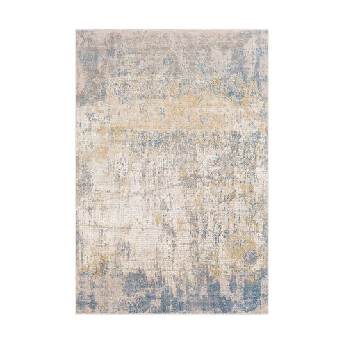 Henrietta 87 X 63 inch Light Blue Rug, Rectangle