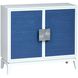 Asanso White with Blue Cabinet, 2 Door