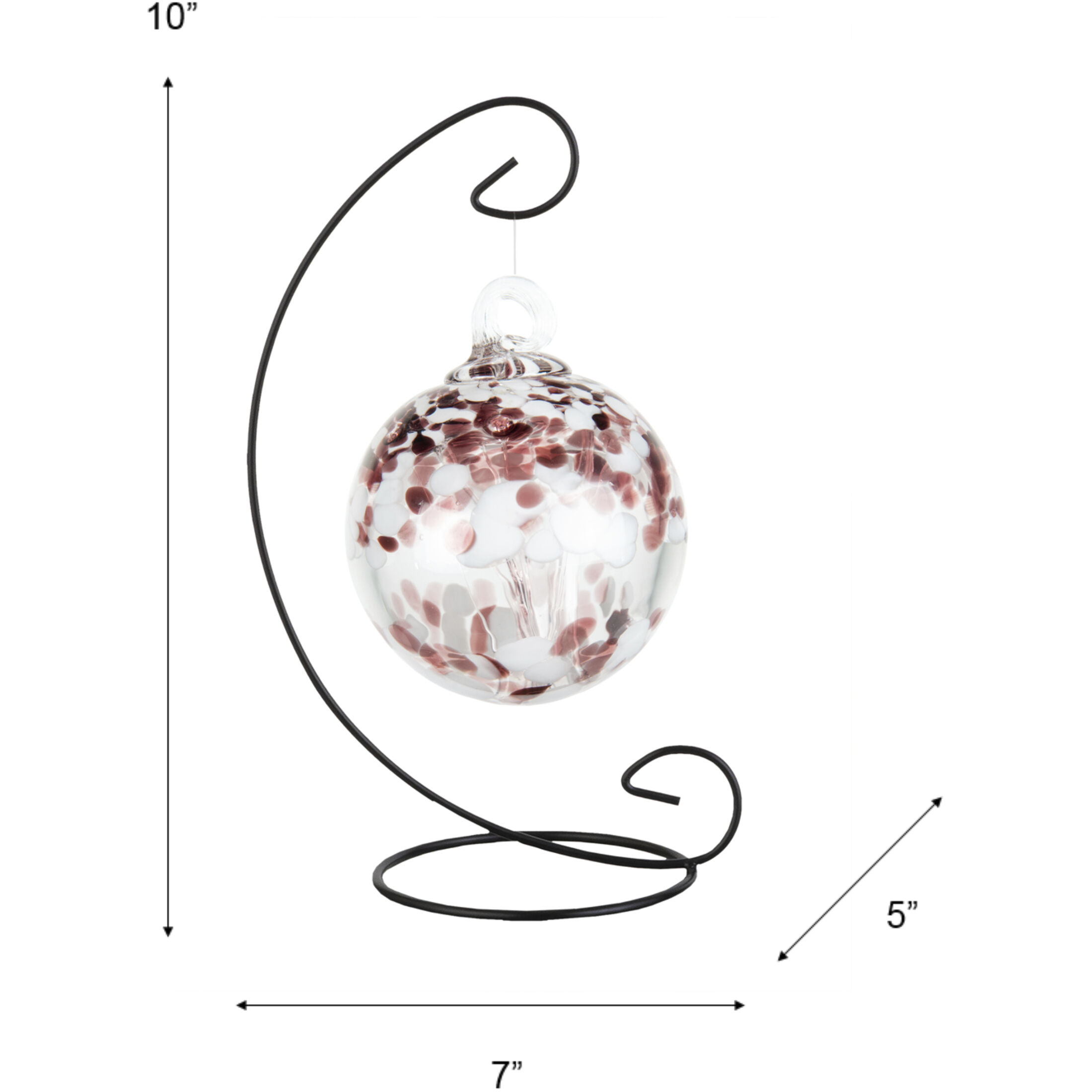 Tree Of Life Multi-color Art Glass Orb