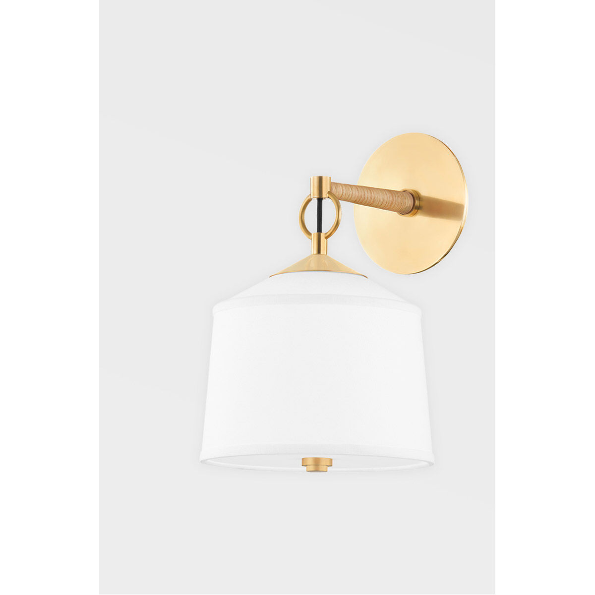 White Plains 1 Light 8.5 inch Aged Brass Wall Sconce Wall Light