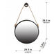 Cleveland 29.5 X 29.5 inch Matte Black Mirror