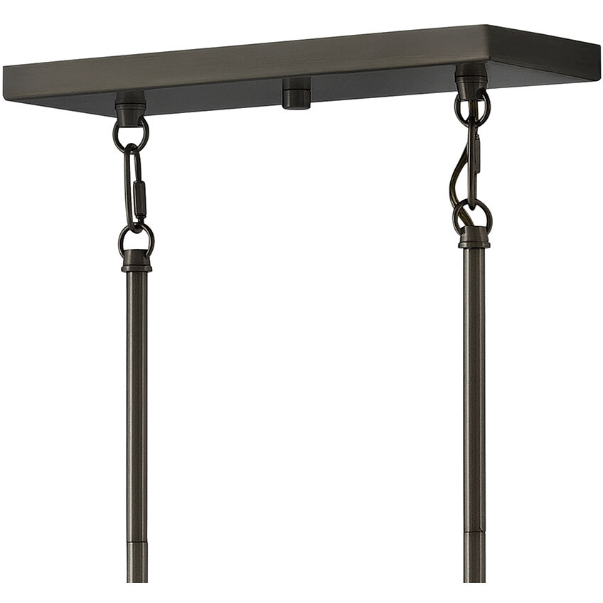 Lewis 44.25 inch Black Oxide Indoor Linear Chandelier Ceiling Light