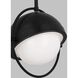 TOB by Thomas O'Brien Bacall 1 Light 15.5 inch Aged Iron Pendant Ceiling Light