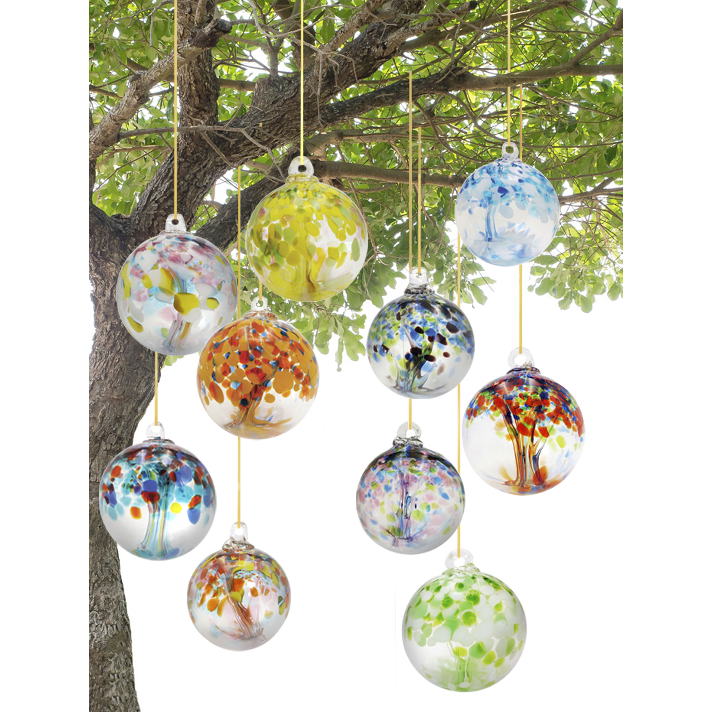 Tree of Life Aura Glass Ornament