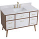 Boise 42 X 22 X 34 inch White Vanity Sink Set