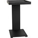 Ledge 24.5 X 18.5 inch Matte Black Side Table