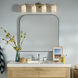 Shae 4 Light 32 inch Champagne Bronze Vanity Light Wall Light