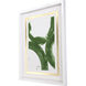 Rings of Water Green and Metallic and White Framed Art