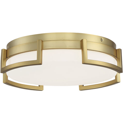 Bezel Set LED 15 inch Honey Gold Flush Mount Ceiling Light