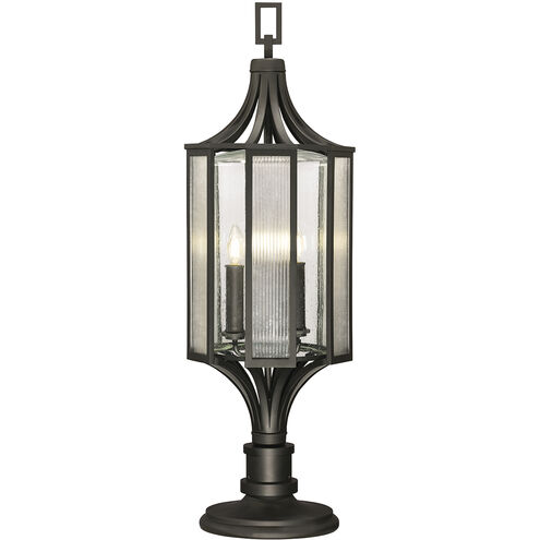 Bristol 3 Light 37.5 inch Black Outdoor Adjustable Pier/Post Mount