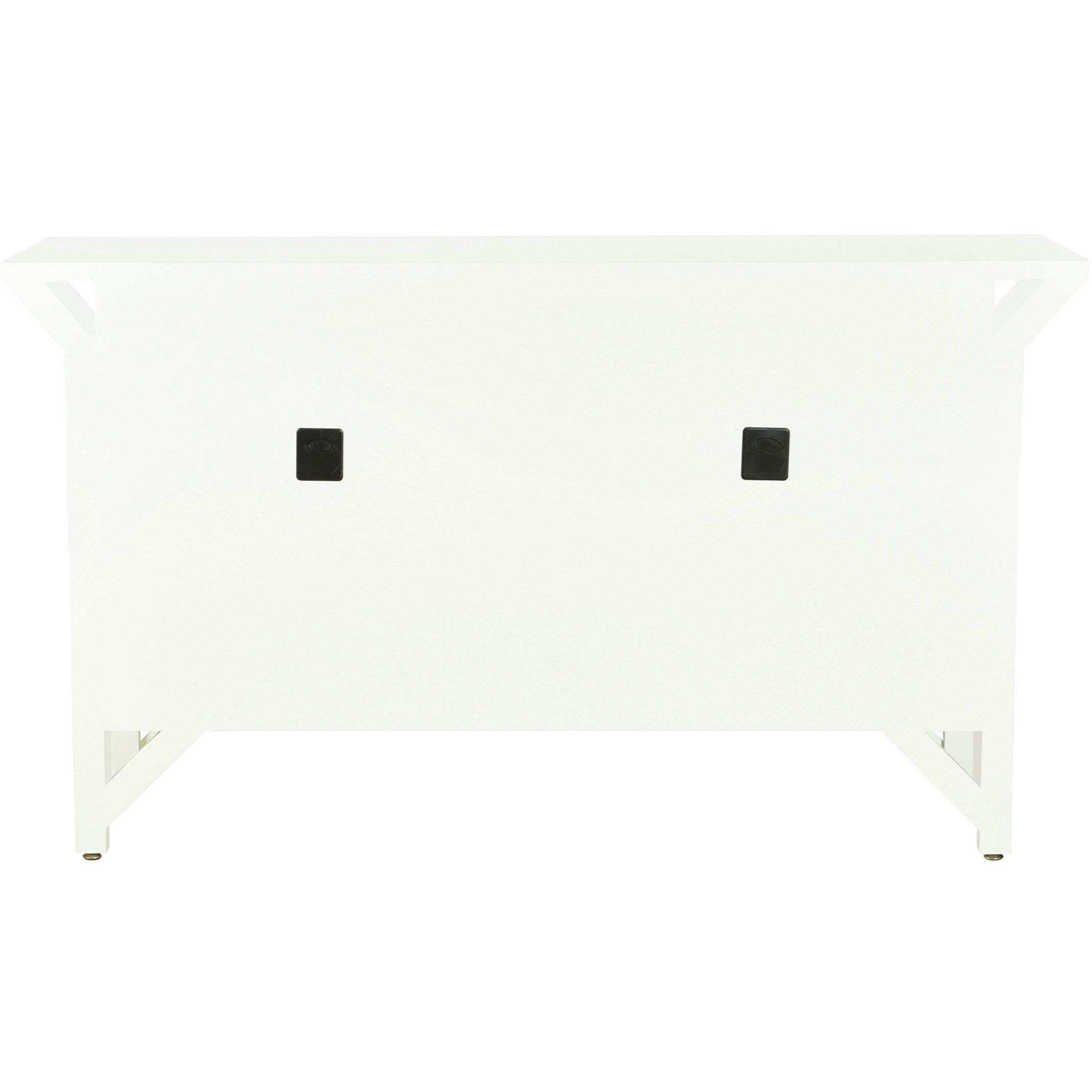 Norman Wyatt Home White & Amber Cabinet