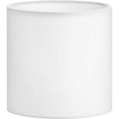 Elara White 5 inch Linen Drum Shade