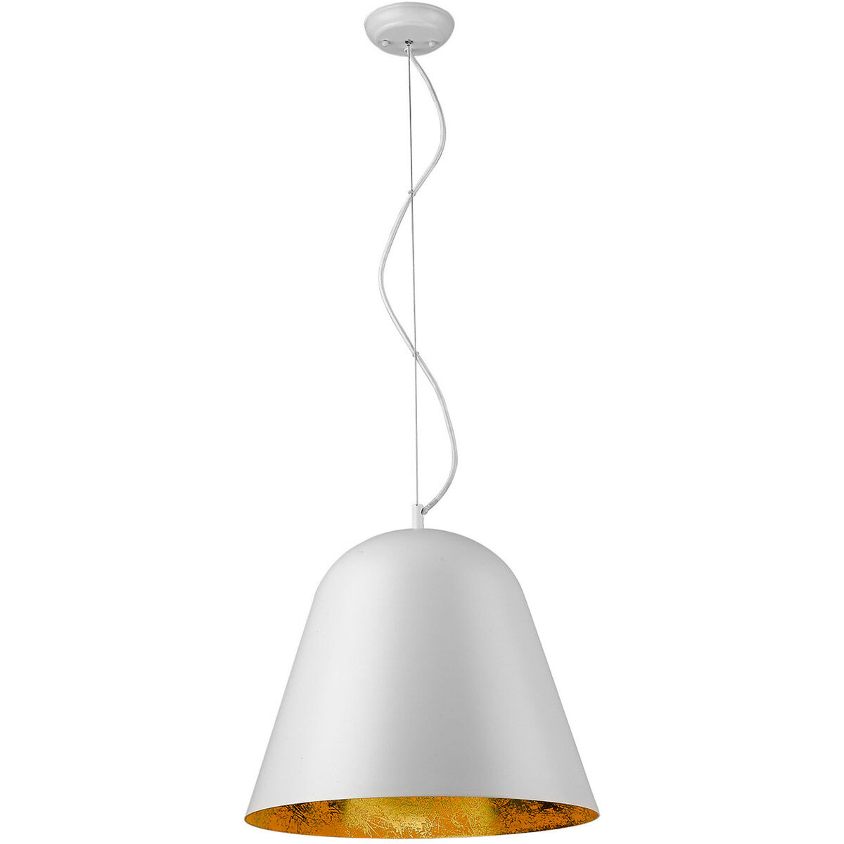 Knell 1 Light 18 inch White Pendant Ceiling Light