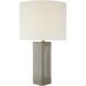AERIN Mishca 29.75 inch 15.00 watt Shellish Gray Table Lamp Portable Light, Large