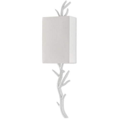 Baneberry 1 Light 8 inch Gesso White Wall Sconce Wall Light, Right