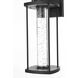 Zev 1 Light 15 inch Black Outdoor Wall Sconce