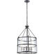 Solace 5 Light 18 inch Matte Black Pendant Ceiling Light