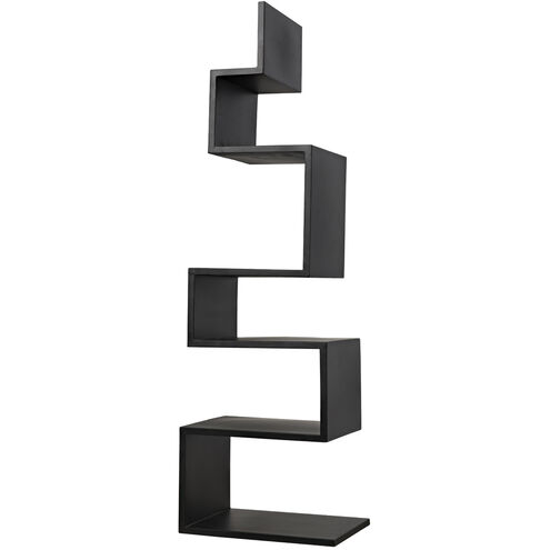 Laszlo Matte Black Bookcase