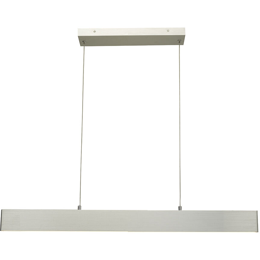 Slim LED 0.6 inch Brushed Aluminum Pendant Ceiling Light