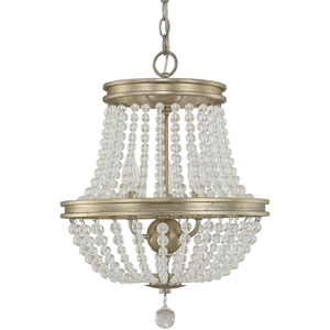 Handley 3 Light 15 inch Iron and Gold Chandelier Ceiling Light