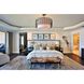 Downtown Mesh 1 Light 24 inch Matte Black Chandelier Ceiling Light in White Linen, Drum