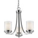 Willow 3 Light 16 inch Chrome Chandelier Ceiling Light