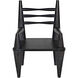 Cone Cinder Black Occasional Chair