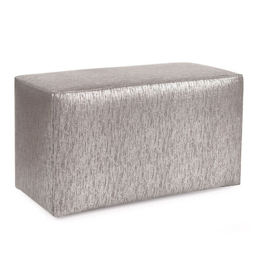 Glam 20 inch Gray Ottoman