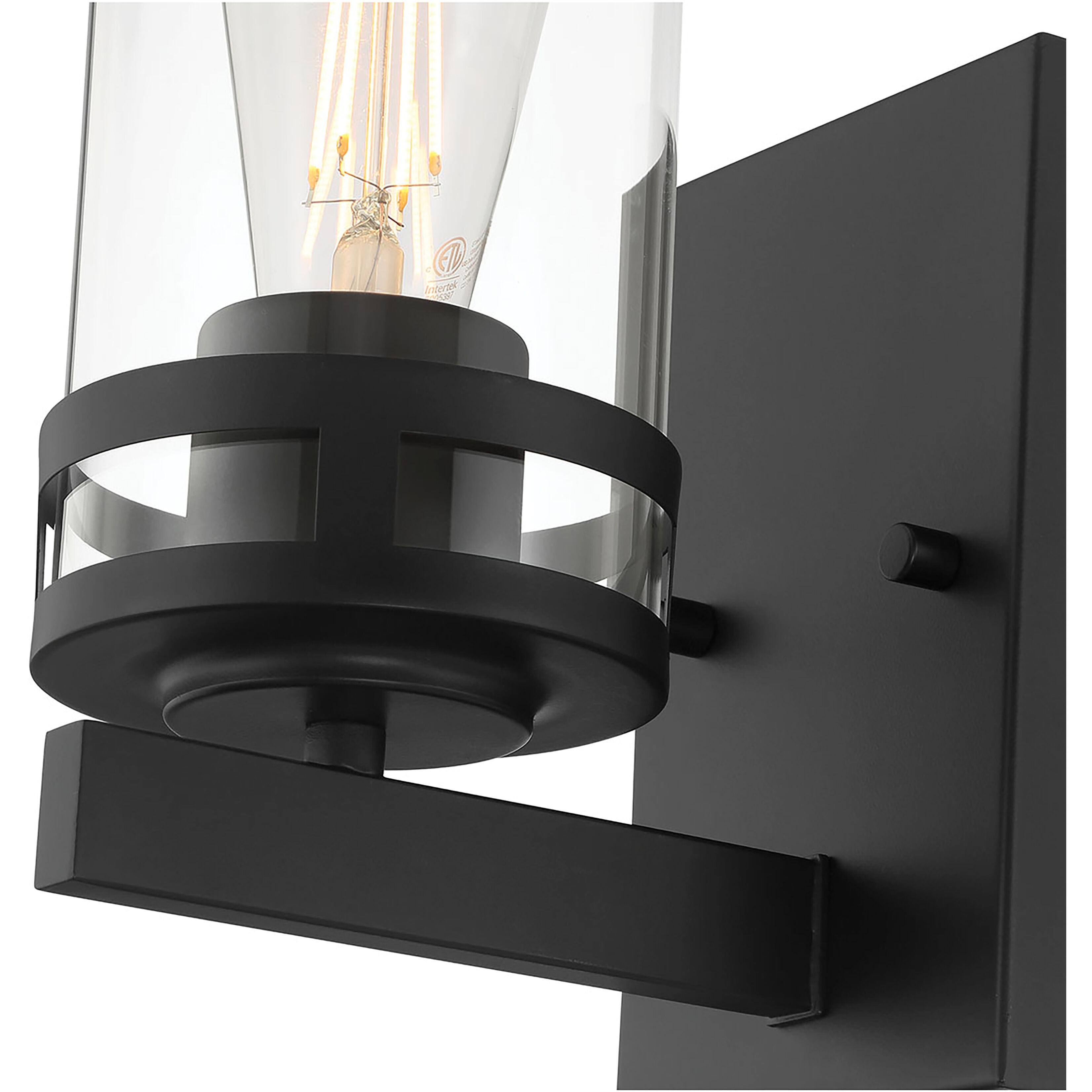 Lunden 1 Light 4.5 inch Matte Black Wall Sconce Wall Light