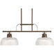 Archie 2 Light 10.63 inch Venetian Bronze Chandelier Ceiling Light