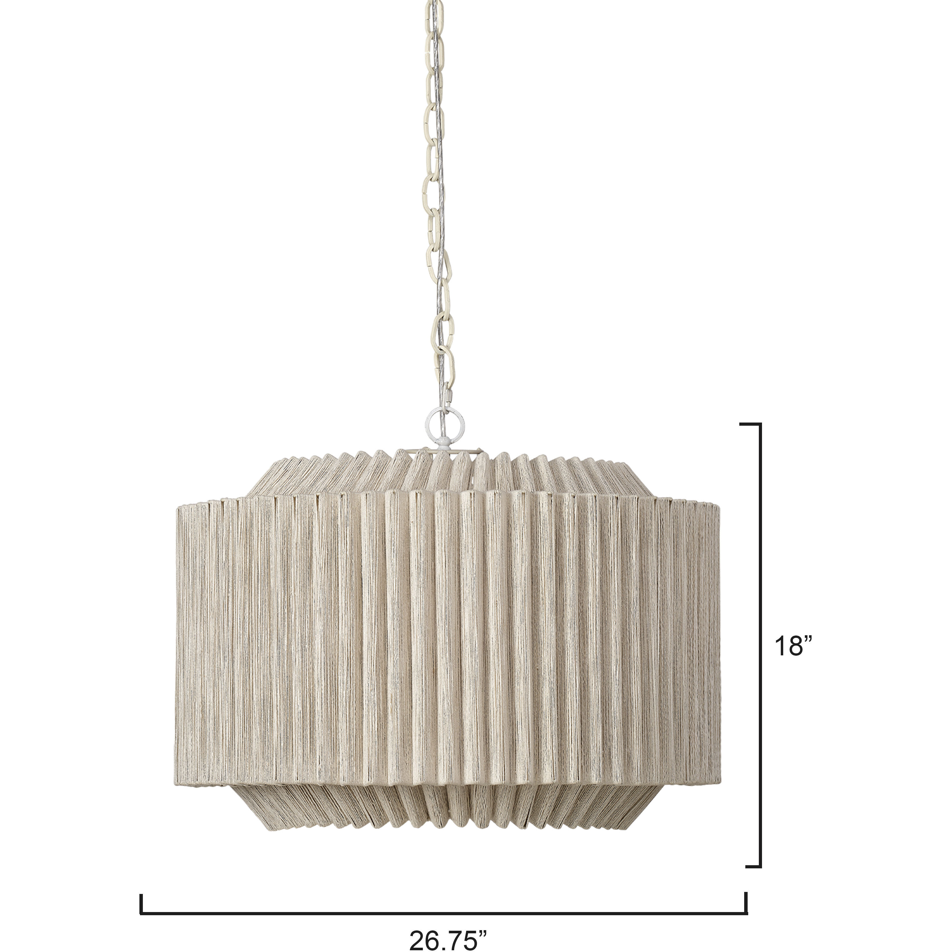 Theory 4 Light 26.75 inch Off-White Chandelier Ceiling Light