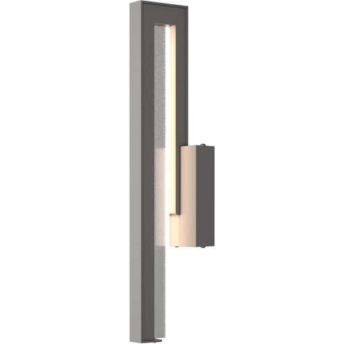 Edge LED 20.3 inch Coastal Burnished Steel Outdoor Sconce, Medium