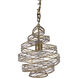 Flow 1 Light 10 inch Hammered Ore Mini Pendant Ceiling Light