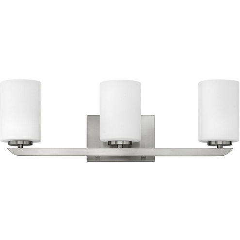 Kyra 3 Light 24 inch Brushed Nickel Vanity Light Wall Light