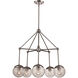 Riviera 5 Light 19.25 inch Polished Chrome Pendant Ceiling Light