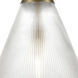 Hargreaves 1 Light 13.5 inch Natural Aged Brass Single Pendant Ceiling Light